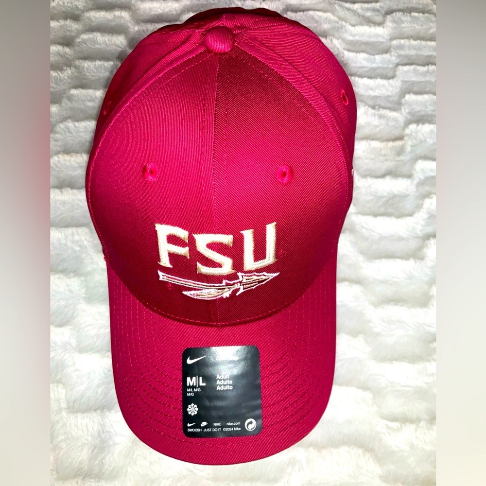 FSU Nike Adjustable Adult Unisex Medium/ Large Baseball Hat New
